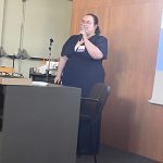 Lucile Cluzeau at the PPM progress meeting